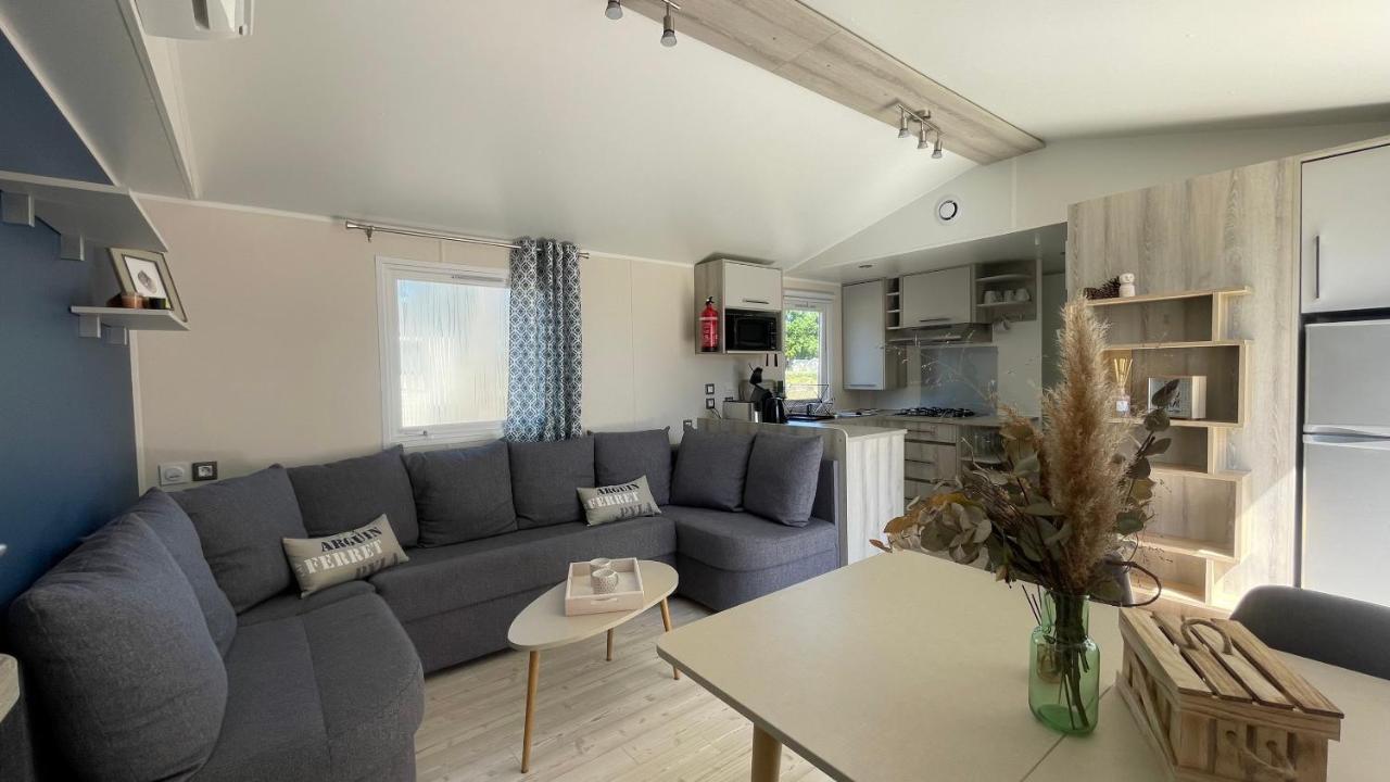 Mobil Home Xxl - Bord Lac - Camping Les Viviers - Lege Cap Ferret Dış mekan fotoğraf