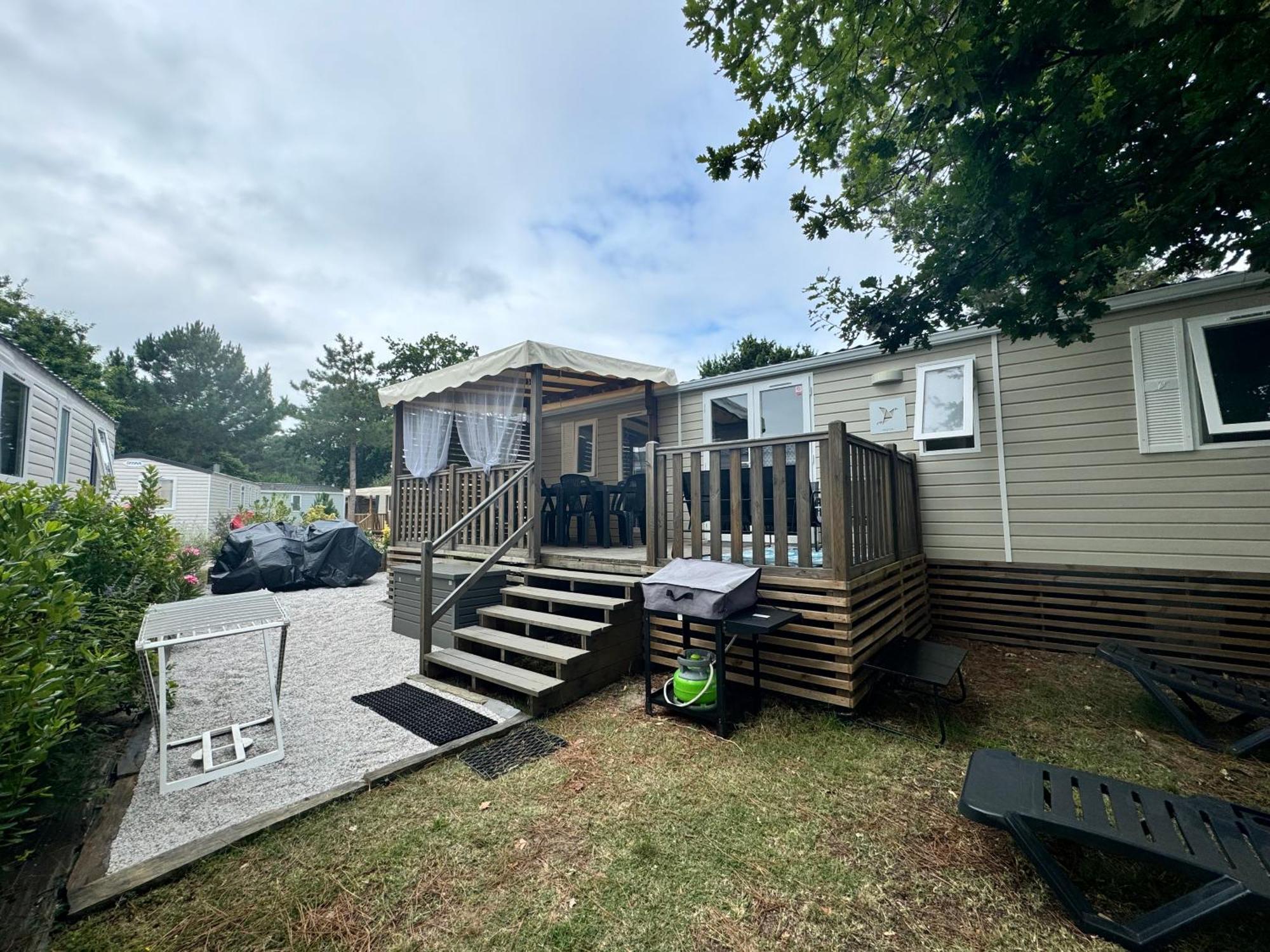 Mobil Home Xxl - Bord Lac - Camping Les Viviers - Lege Cap Ferret Dış mekan fotoğraf