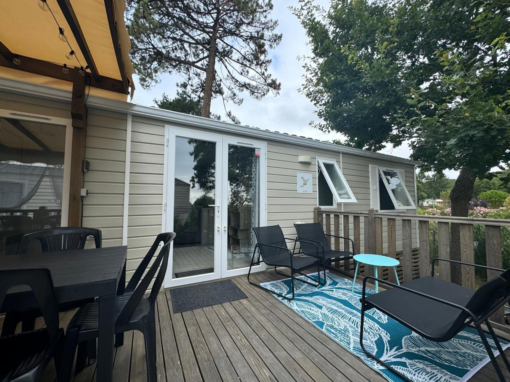 Mobil Home Xxl - Bord Lac - Camping Les Viviers - Lege Cap Ferret Dış mekan fotoğraf